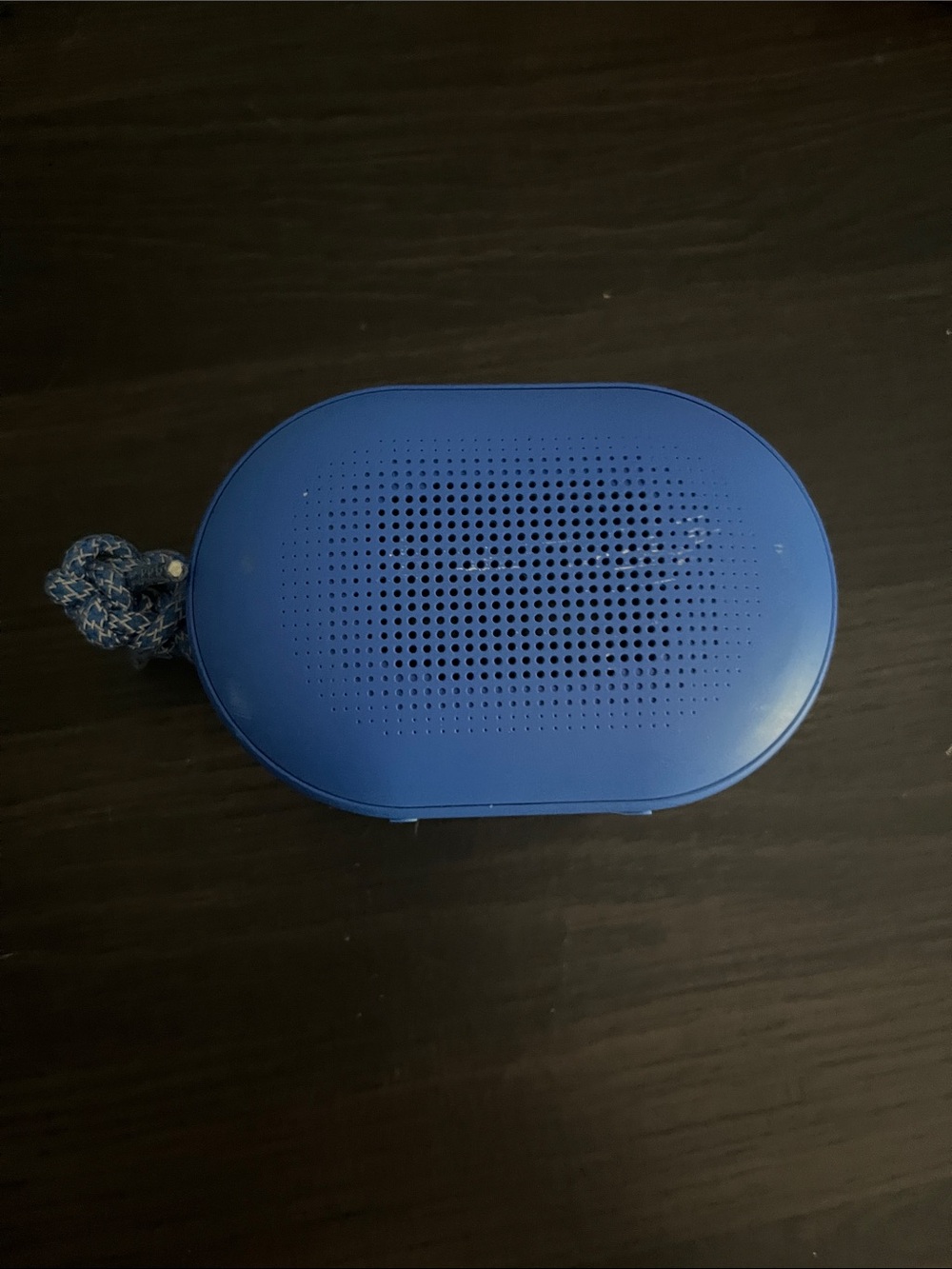 Portable Blue Bluetooth Speaker with Carry Loop